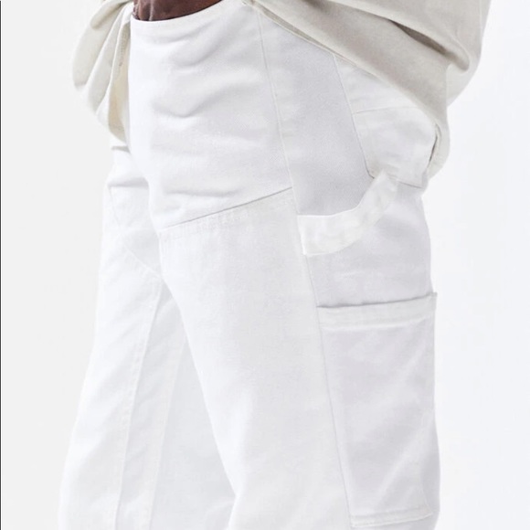 PacSun Workwear White Slim Fit Carpenter Jeans - Picture 2 of 6